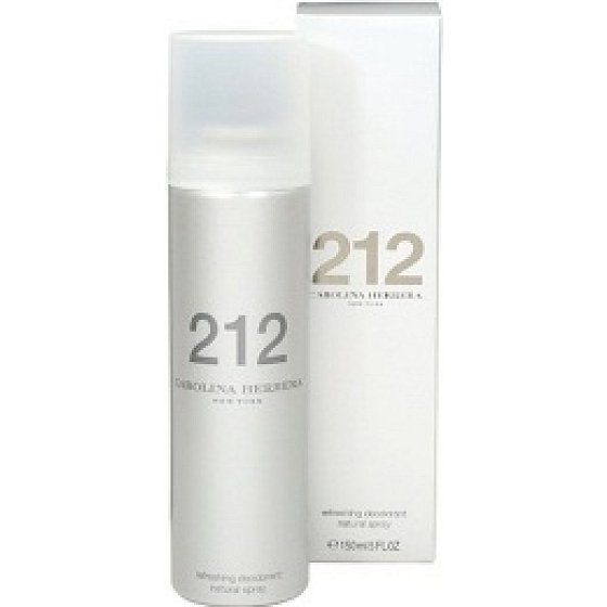 Carolina Herrera 212 Woman deodorant sprej pro ženy 150 ml