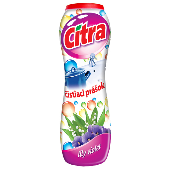 Citra Lilly Violet Kwiatowy zapach piasek czyszczący 400 g