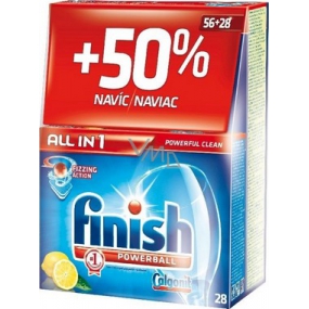 Calgonit Finish All-in-1 Citron tablety do myčky 56 + 28 kusů