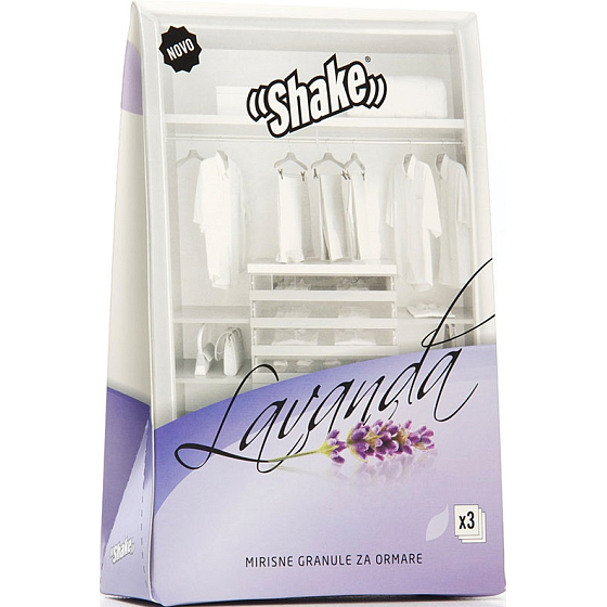Shake Fragrance Closet Sachets Lavender vonné sáčky do skříně 3 kusy
