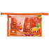 Idc Institute Fruit & Care Peach, Grapefruit & Berries Cestovní set sprchový gel 70 ml + šampon 70 ml + tělové mléko 50 ml + peeling 50 ml + etue, kosmetická sada
