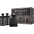 Bvlgari Man In Black parfémovaná voda 60 ml + balzám po holení 40 ml + šampon a sprchový gel 40 ml, dárková sada