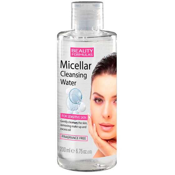 Beauty Formulas Micelární voda pro citlivou pleť 200 ml