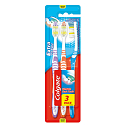 Colgate Extra Clean Medium střední zubní kartáček 3 kusy