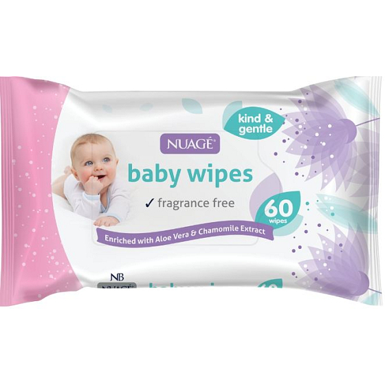 Nuagé Baby vlhčené ubrousky pro děti 60 kusů