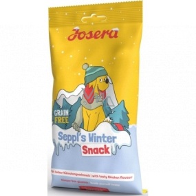 Josera Seppl's Winter Snack sušenky bez obilovin doplňkové krmivo pro psy 150 g Josera Seppl's Winter Snack sušenky bez obilovin doplňkové krmivo pro psy 150 g