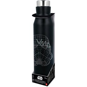 Epee Merch Gwiezdne Wojny termos stalowy czarny 580 ml