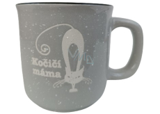 Albi Kameninowy hrnek szary Kołczącym mamą 400 ml