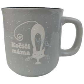 Albi Kameninowy hrnek szary Kołczącym mamą 400 ml