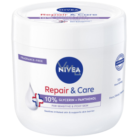 Nivea Repair & Care 10% Glicerol + panthenol krem do ciała 400 ml