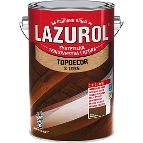 Lazurol Topdecor S1035 cienkowarstwowy impregnat do drewna T022 palisander, 4,5 l
