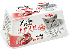 MICKA z wołowiną pojemnik 405g (325g+80g GRATIS)