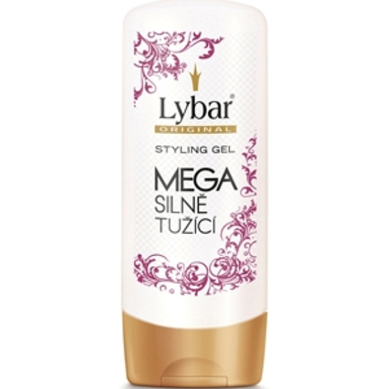 Lybar Mega silně tužící gel na vlasy 200 ml