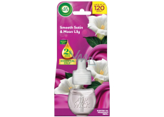 Air Wick Essential Oils delikatny satyn i lilia nocna elektryczny odświeżacz powietrza wkład 19 ml