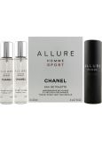 Chanel Allure Homme Sport woda toaletowa zestaw 3 x 20 ml