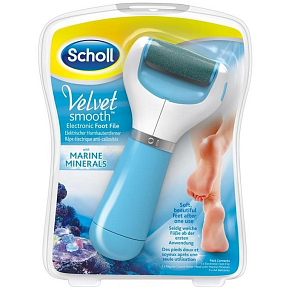 Scholl Velvet Smooth with Marine Minerals elektrický pilník na chodidla 1 kus