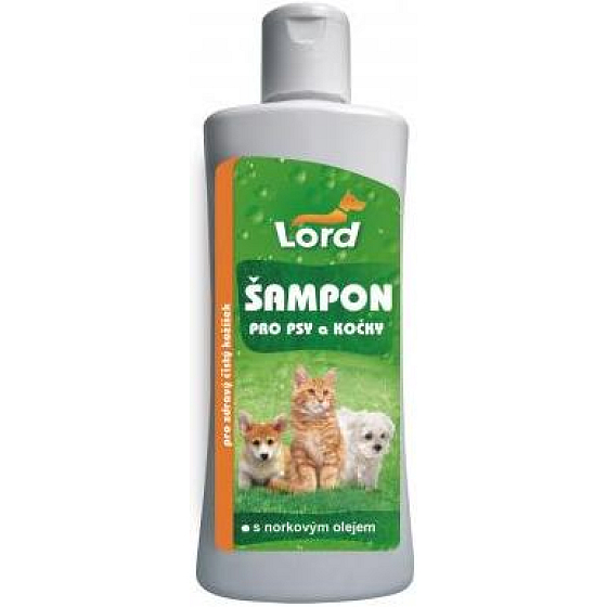 Lord Szampon dla psów i kotów z olejem norkowym 250 ml