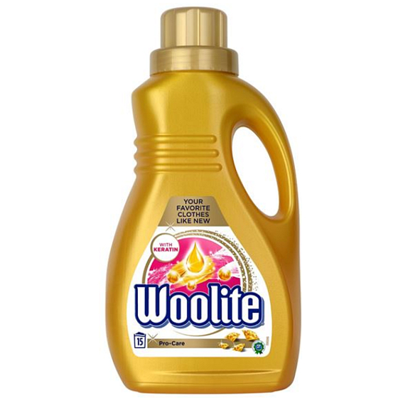 Woolite Pro-Care prací gel, zjemňuje a chrání vlákna 15 dávek 0,9 l