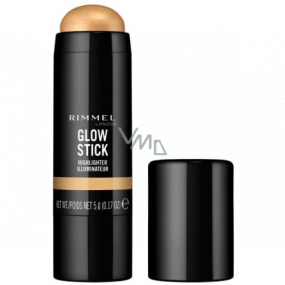 Rimmel London Glow Stick rozjasňovač v tyčince 004 Treasure 5 g