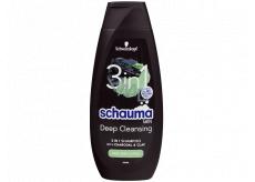 Schauma Men Charcoal & Clay 3w1 szampon do włosów dla mężczyzn 400 ml