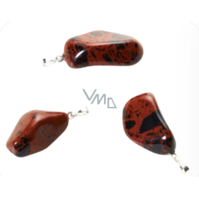 Obsydian Moka Troml Przewieszony Naturalny Kamień, 2,2-3 cm, 1 sztuka, Kamień Ochrony Obsydian Moka Troml Przewieszony Naturalny Kamień, 2,2-3 cm, 1 sztuka, Kamień Ochrony