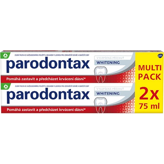 Parodontax Whitening bělicí zubní pasta 2 x 75 ml, duopack
