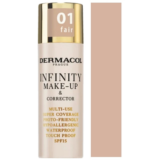 Dermacol Infinity Wielofunkcyjny podkład i korektor 01 Fair 20 g