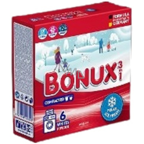 Bonux White Polar Ice Fresh 3w1 proszek do prania do białego 6 dawek 0,39 kg