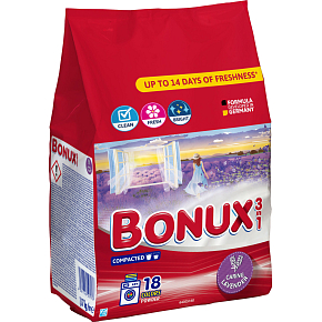 Bonux proszek do prania Color Caring Lawenda 1,17 kg, 18 dawek