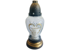 Bony Lampa skleněná Vzpomínáme 26 cm 80 g různé barvy