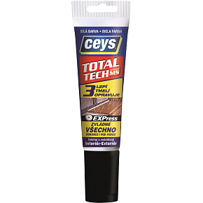 Ceys Total Tech wodoodporna klej i uszczelniacz, biały, 125 g
