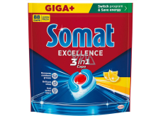 Somat Excellence 3v1 Lemon tablety do myčky 88 ks