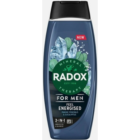 Radox Men Feel Energized 2w1 żel pod prysznic i szampon dla mężczyzn 450 ml