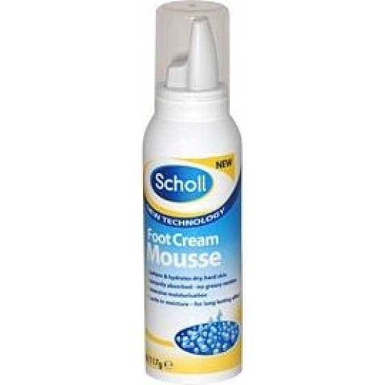 Scholl Foot Mousse pěnový krém na nohy 125 ml