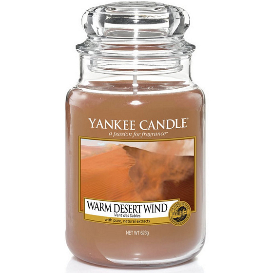Yankee Candle Warm Desert Wind - Teplý pouštní vítr vonná svíčka Classic velká sklo 623 g