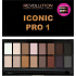 Makeup Revolution Iconic Pro 1 paletka očních stínů 16 g