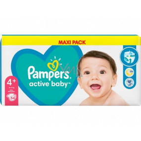 Pampers Active Baby 4+ Maxi Plus 10-15 kg pieluchy treningowe 54 sztuki