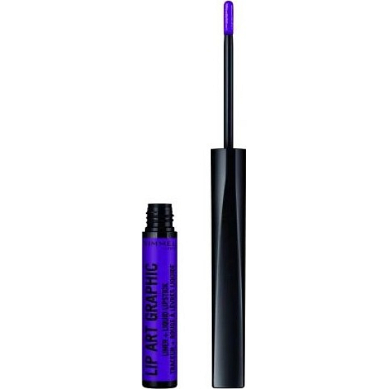 Rimmel London Lip Art Graphic konturovací tužka + tekutá rtěnka 2v1 875 Master Piece 1,8 ml