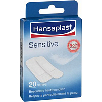 Hansaplast Sensitive plaster, 20 sztuk