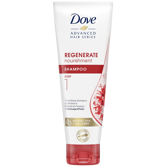 Dove Advanced Hair Series Regenerate Nourishment šampon pro poškozené vlasy 250 ml