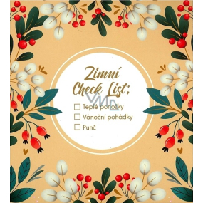 Albi Vánoční koření na zimní punč v krabičce Zimní Check List 50 g Albi Vánoční koření na zimní punč v krabičce Zimní Check List 50 g