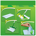 Swiffer Zestaw mop + wymienne ściereczki do podłogi 8 sztuk + ściereczki czyszczące 3 sztuki, zestaw