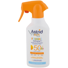 Astrid Sun OF50 mleko do opalania z pompką rodzinne 270 ml