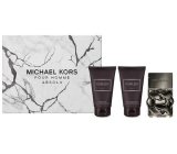Michael Kors Pour Homme Absolu parfémovaná voda 50 ml + balzám po holení 50 ml + sprchový gel 50 ml, dárková sada pro muže