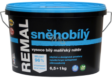 REMAL Sněhobílý vysoce bílá barva na zeď, 6,5+1 kg