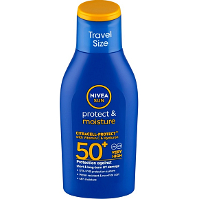 Nivea Sun Protect & Moisture nawilżające mleczko do ciała OF50 100 ml