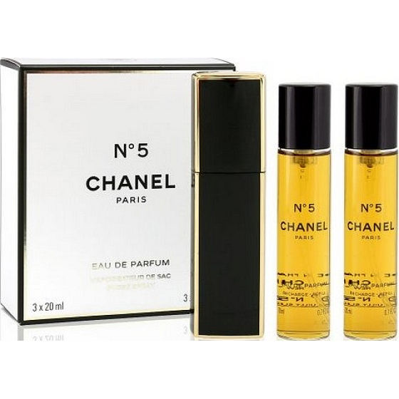 Chanel No.5 woda perfumowana zestaw dla kobiet 3 x 20 ml
