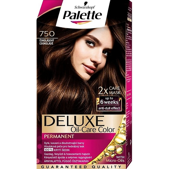 Schwarzkopf Palette Deluxe farba do włosów 750 Czekoladowy 115 ml