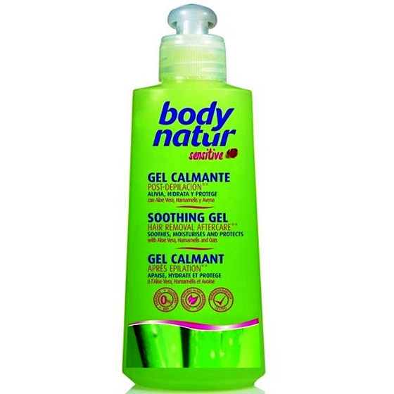 Body Natur Sensitive Soothing podepilační zklidňující gel 200 ml