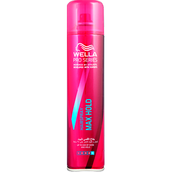 Wella Pro Series 5 Max Hold lak na vlasy pro silné zpevnění s leskem 400 ml
